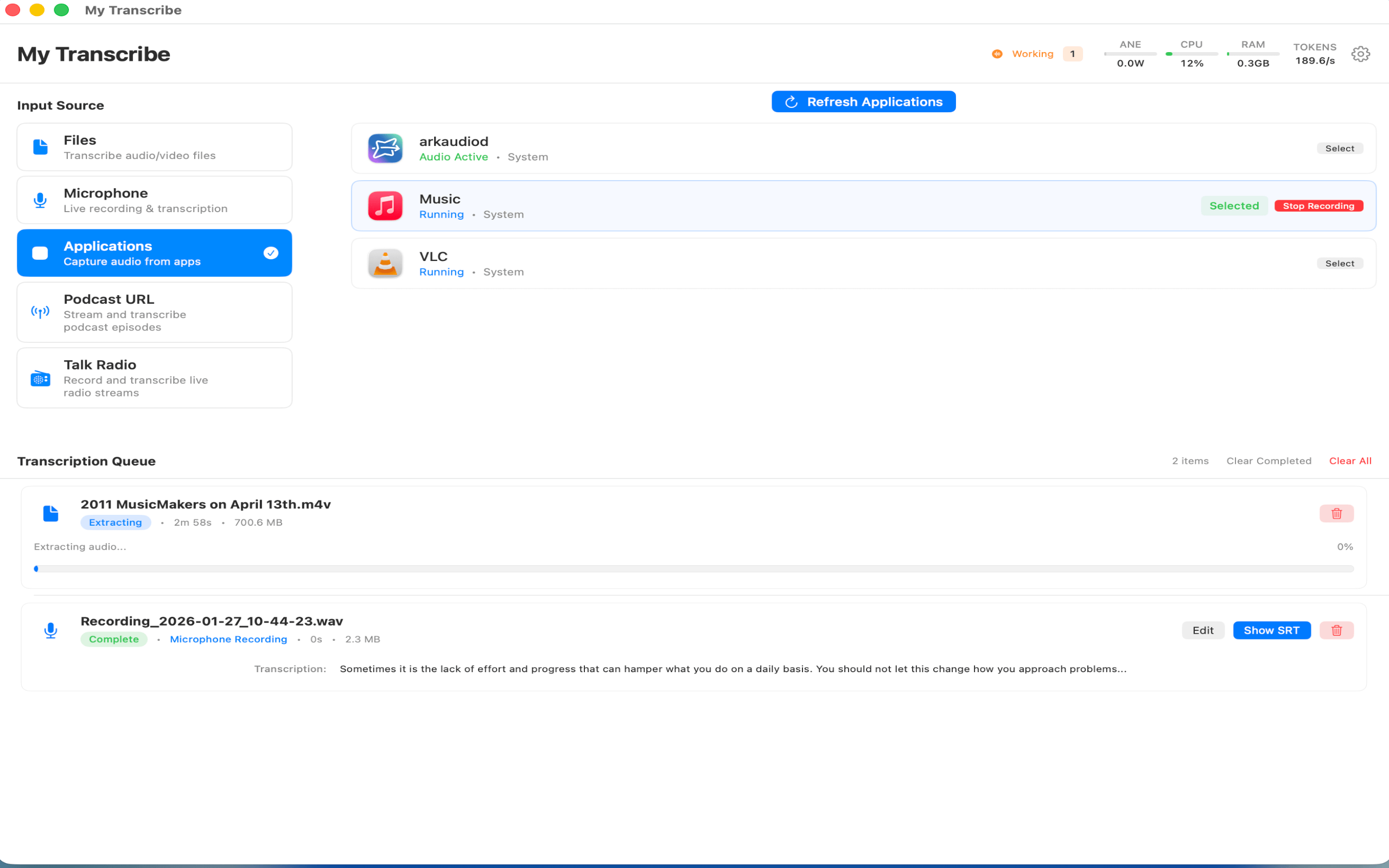 MyTranscribe Screenshot 3